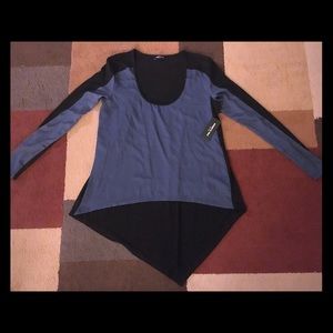 Kenneth Cole Color Blocked Top